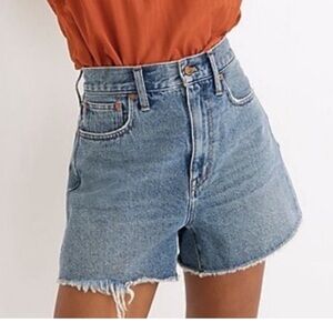 Madewell Denim Shorts The Mom 32